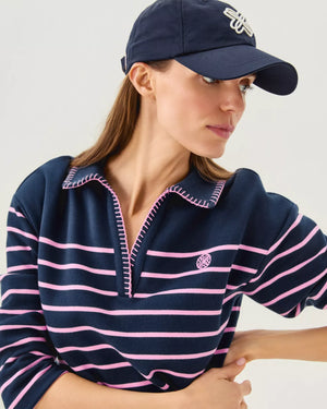 CORVAYA DRESS LOW TIDE NAVY LEGACY STRIPE