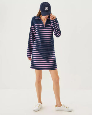 CORVAYA DRESS LOW TIDE NAVY LEGACY STRIPE