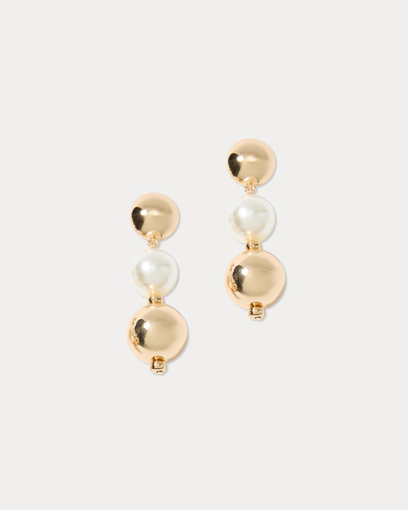 MOONLIGHT MAGIC EARRINGS GOLD METALLIC