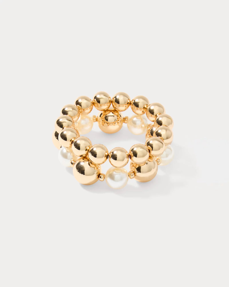 MOONLIGHT MAGIC STRETCH BRACELET GOLD METALLIC