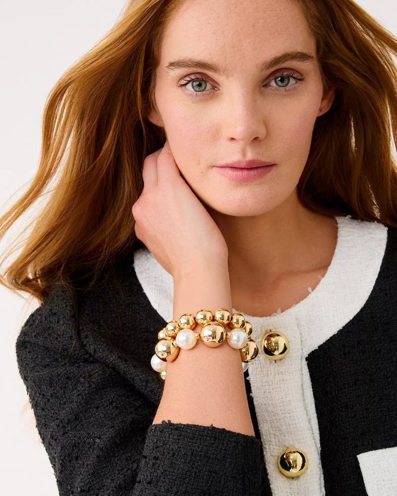 MOONLIGHT MAGIC STRETCH BRACELET GOLD METALLIC