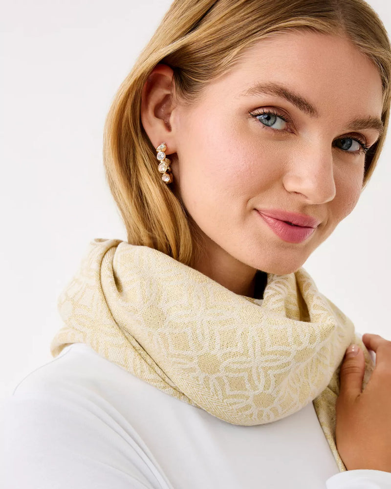 SHINE YOUR BRIGHT HOOP EARRINGS CLEAR