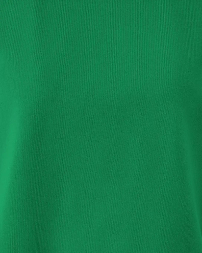 CLAIRMONT RHINESTONE KNIT TOP BAMBOO GREEN