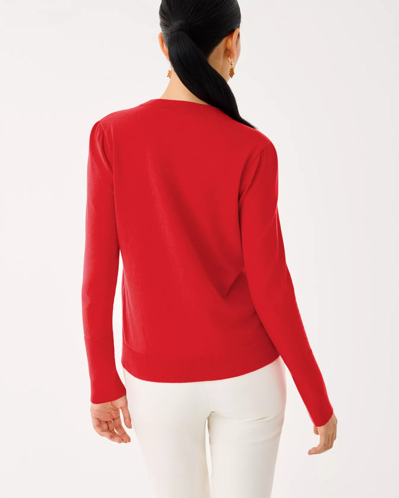 MORGEN SWEATER CRANBERRY RED