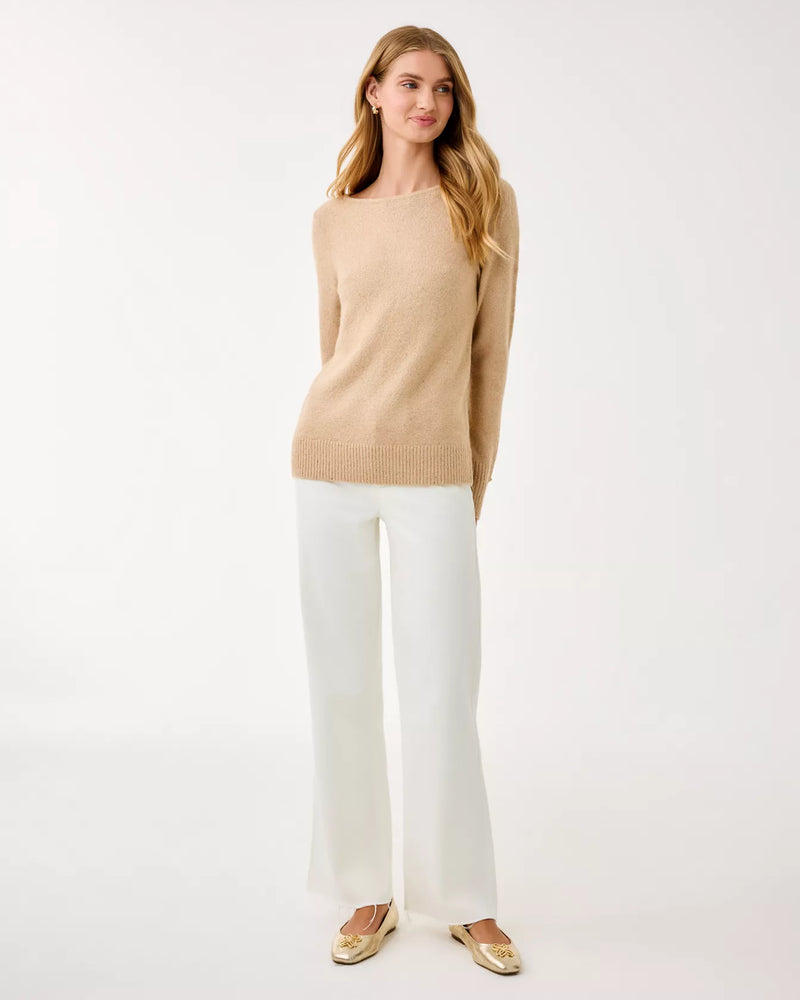 LOLA SEQUIN SWEATER GOLD METALLIC