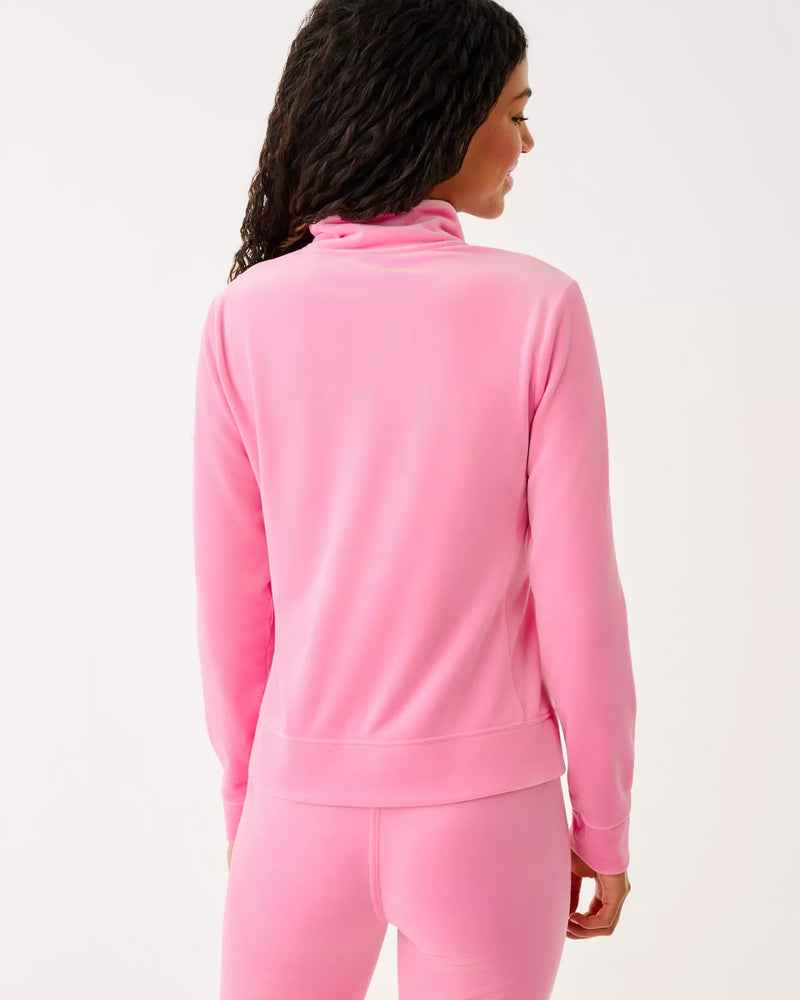 REGATE VELOUR JACKET CONFETTI PINK