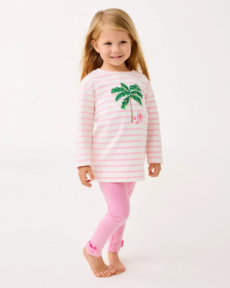 GIRLS MAIA LEGGING CONCH SHELL PINK