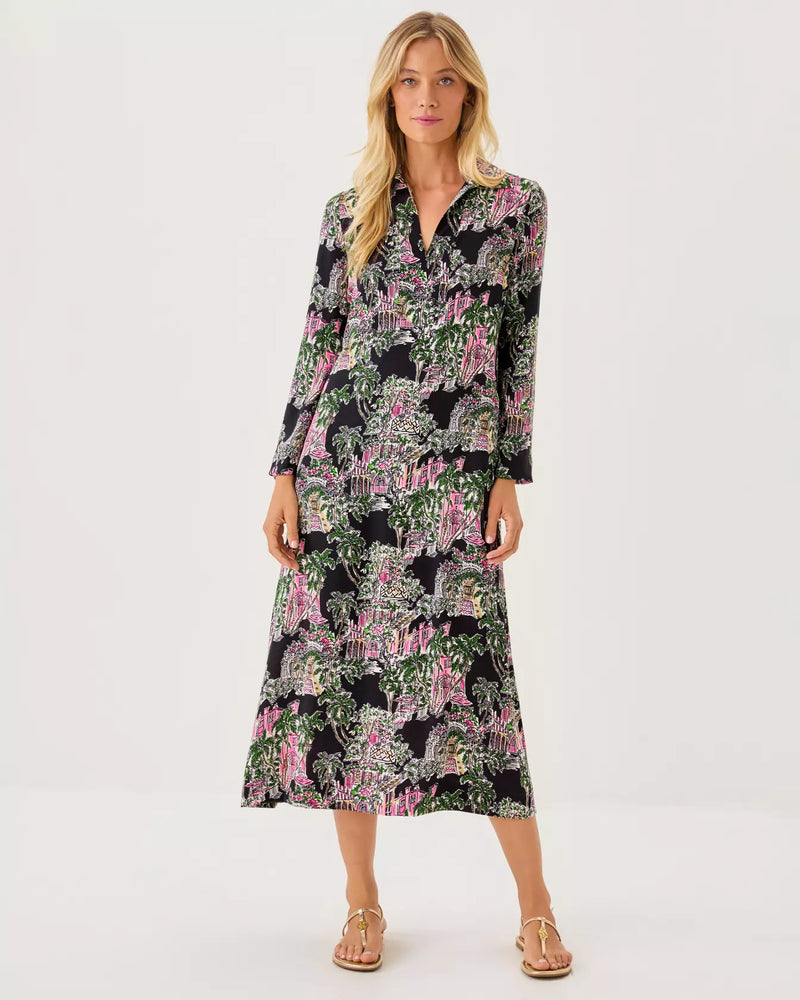 SIMONA DRESS ONYX PB ANNIVERSARY TOILE