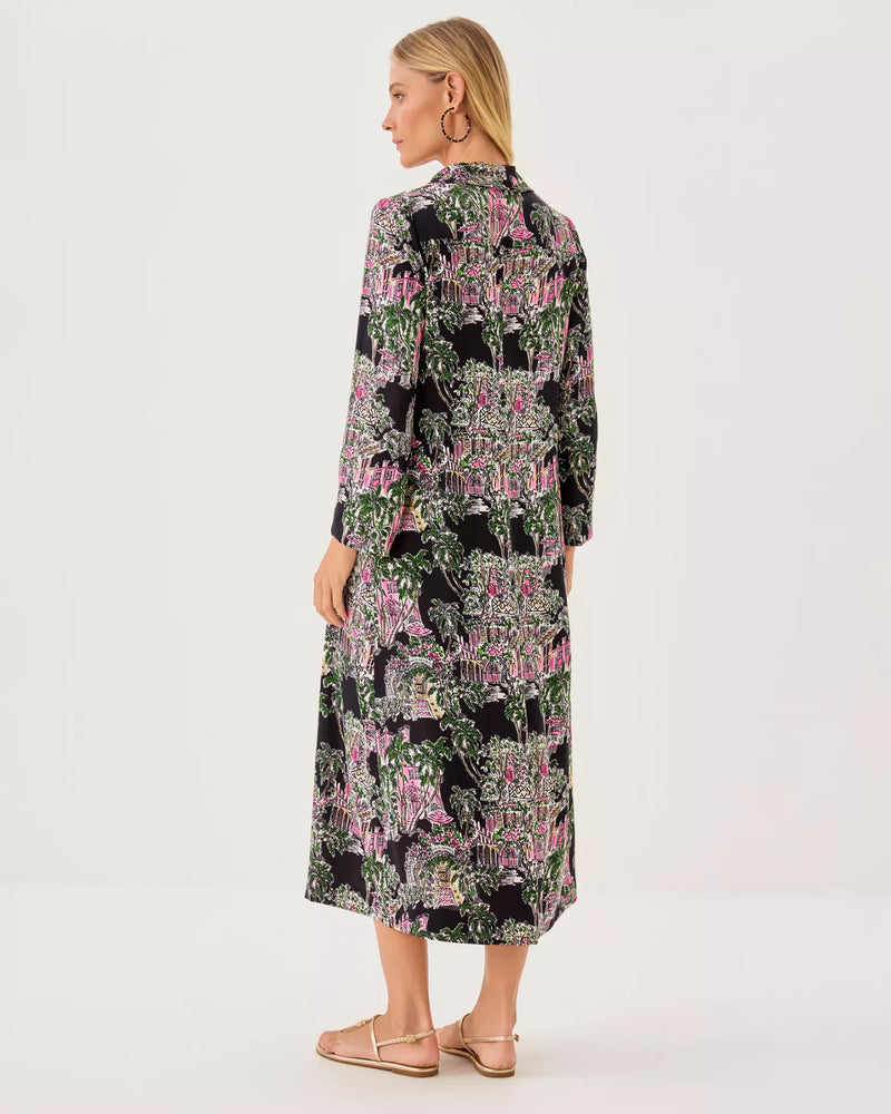 SIMONA DRESS ONYX PB ANNIVERSARY TOILE