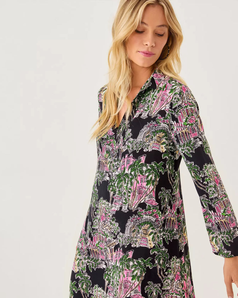 SIMONA DRESS ONYX PB ANNIVERSARY TOILE