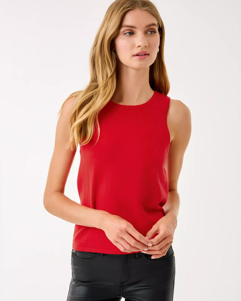 HARP SWEATER SHELL CRANBERRY RED