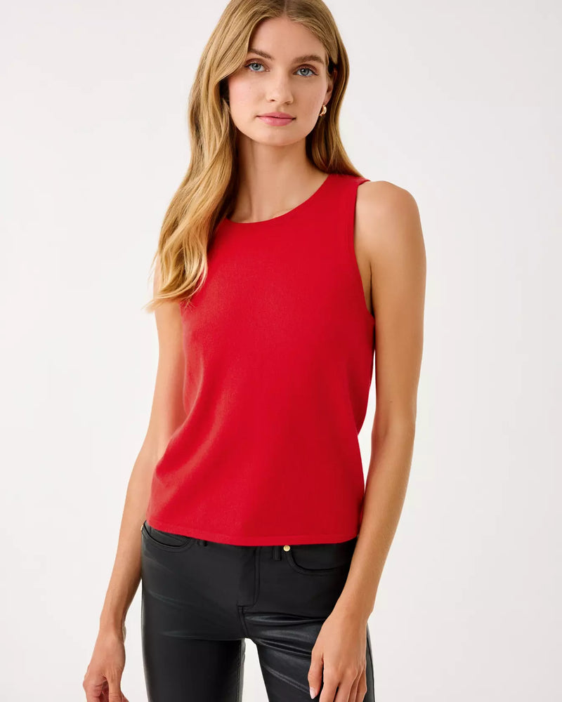 HARP SWEATER SHELL CRANBERRY RED