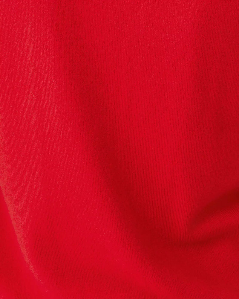 HARP SWEATER SHELL CRANBERRY RED