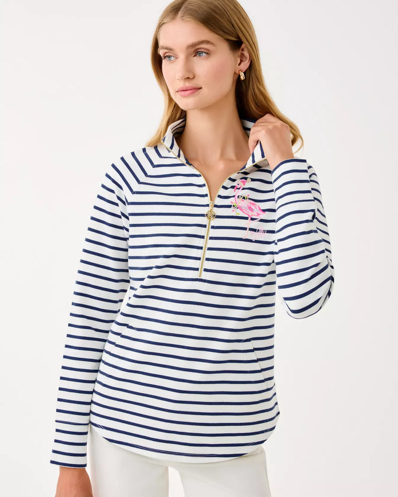 SKIPPER POPOVER MULTI HOLIDAY FLAMINGO GRAPHIC