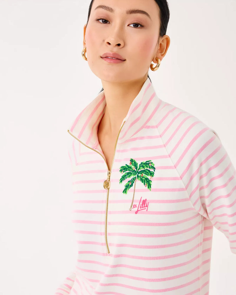 SKIPPER POPOVER MULTI HOLIDAY PALM EMBELLISHMENT