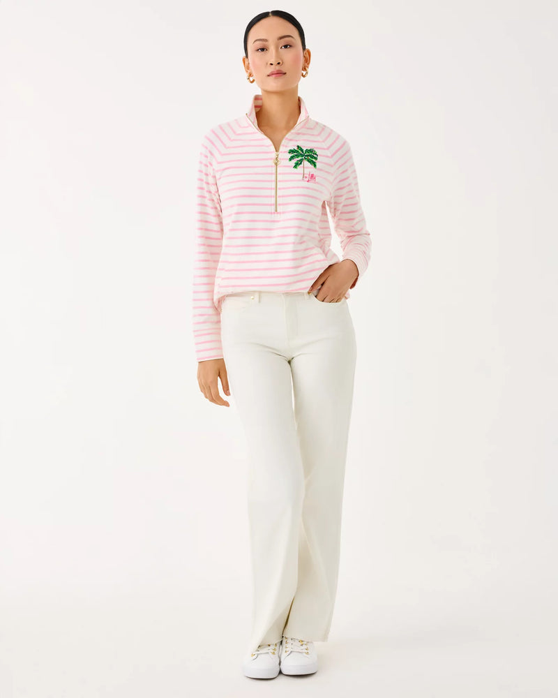 SKIPPER POPOVER MULTI HOLIDAY PALM EMBELLISHMENT