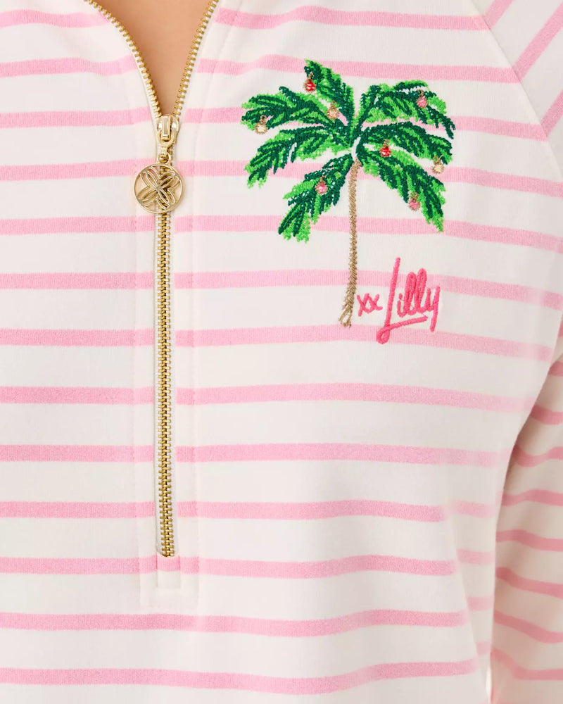 SKIPPER POPOVER MULTI HOLIDAY PALM EMBELLISHMENT