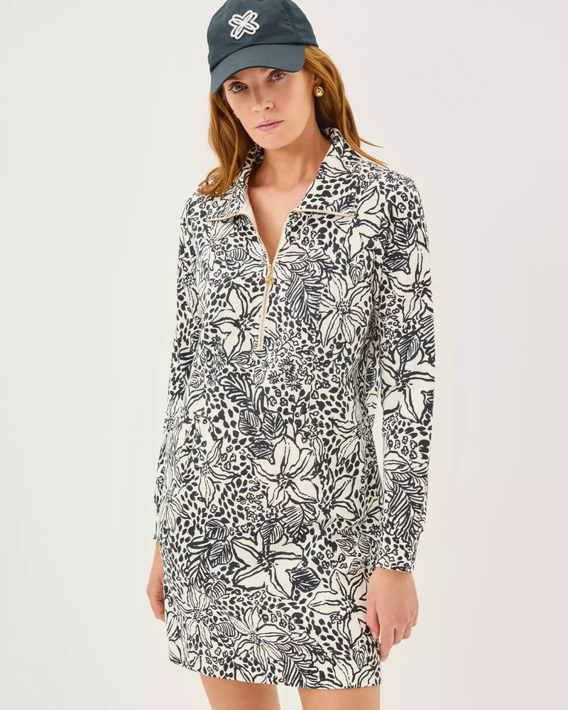 ELENI UPF 50+ DRESS ONYX LOTS TO SPOT