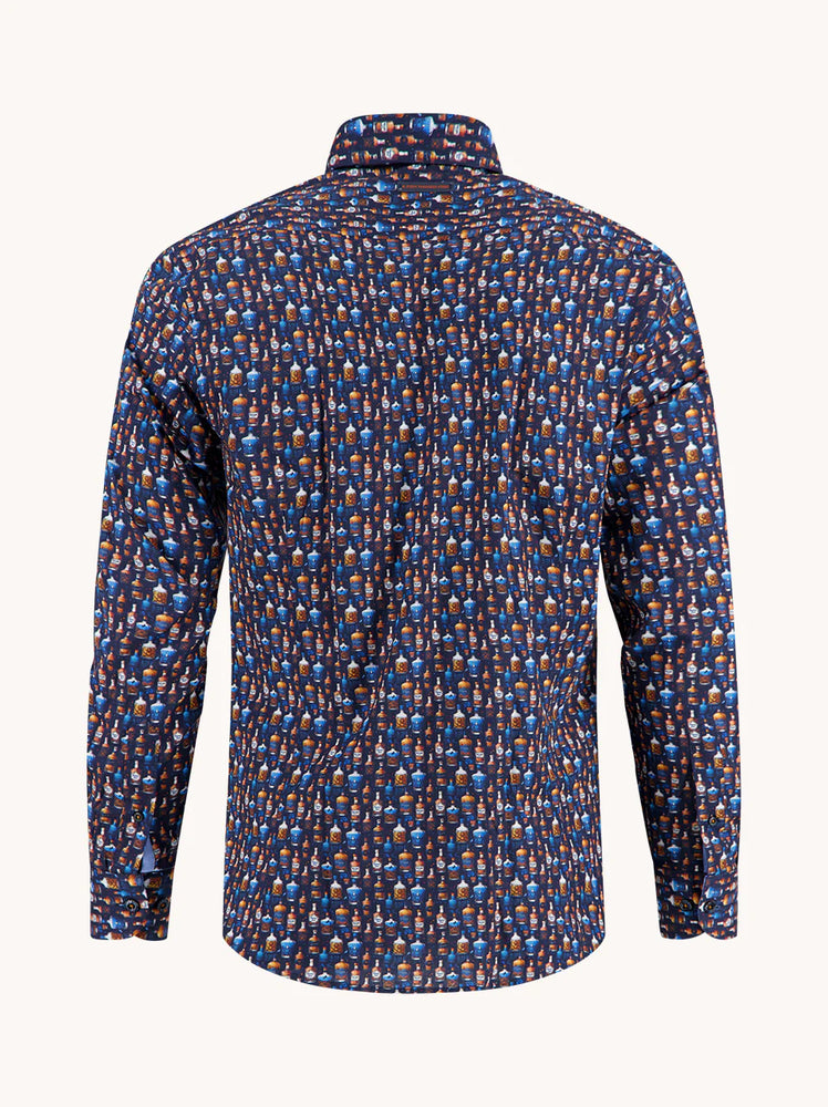 SHIRT BOTTLE NAVY