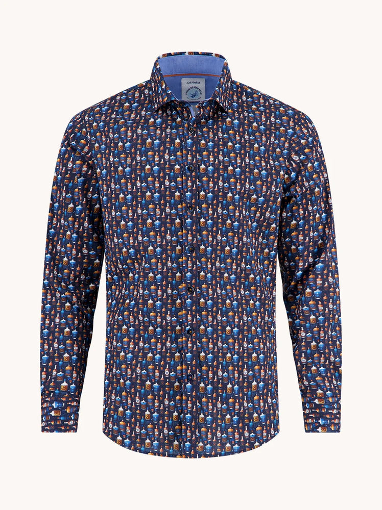 SHIRT BOTTLE NAVY