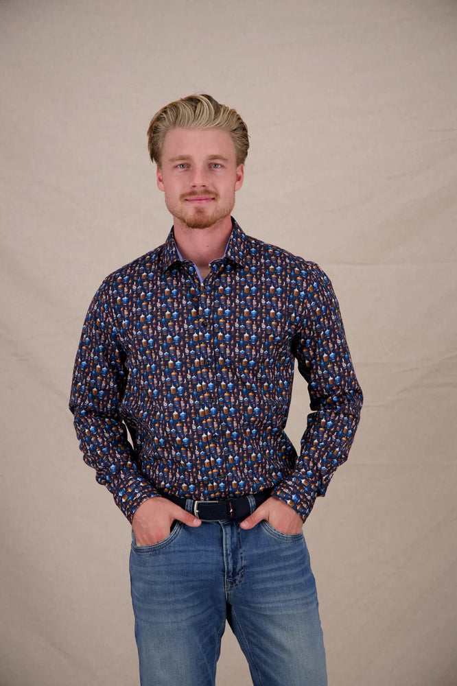 SHIRT BOTTLE NAVY
