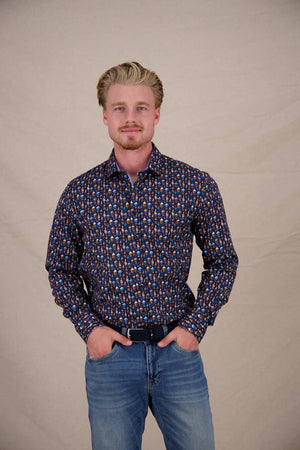 SHIRT BOTTLE NAVY