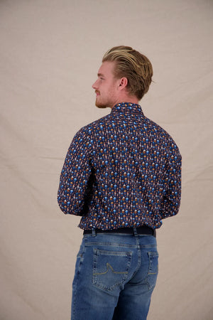 SHIRT BOTTLE NAVY