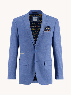BLAZER PLAID JEANS BLUE