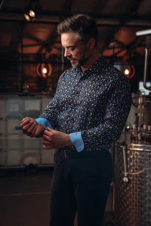 SHIRT BOTTLE NAVY
