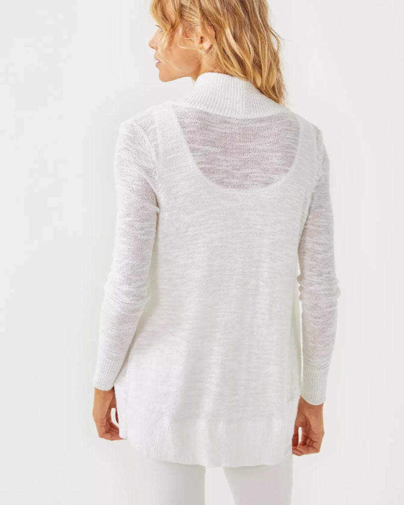 AMALIE CARDIGAN RESORT WHITE