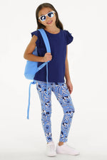 GIRLS ABIGAIL TOP ROYAL NAVY