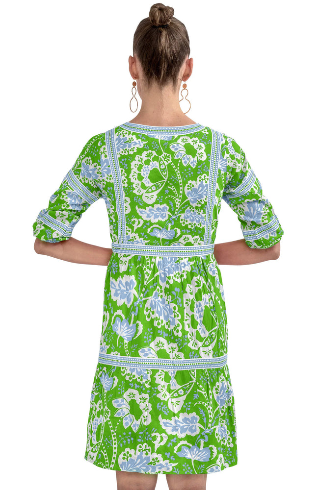 BORDER DRESS FLORA KELLY/PERI