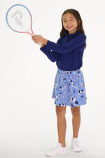 GIRLS ACTIVE SAYLOR SKORT BLUE BLOSSOMS