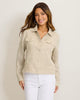 TWO PALMS SHIMMER JACKET NATURAL LINEN