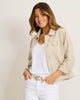 TWO PALMS SHIMMER JACKET NATURAL LINEN