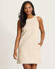 TWO PALMS SHIMMER DRESS NATURAL LINEN