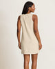 TWO PALMS SHIMMER DRESS NATURAL LINEN