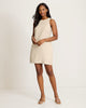 TWO PALMS SHIMMER DRESS NATURAL LINEN
