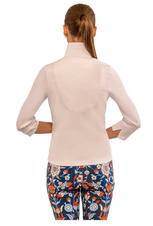 
            
                Load image into Gallery viewer, Jersey Twist &amp;amp; Shout Top White
            
        