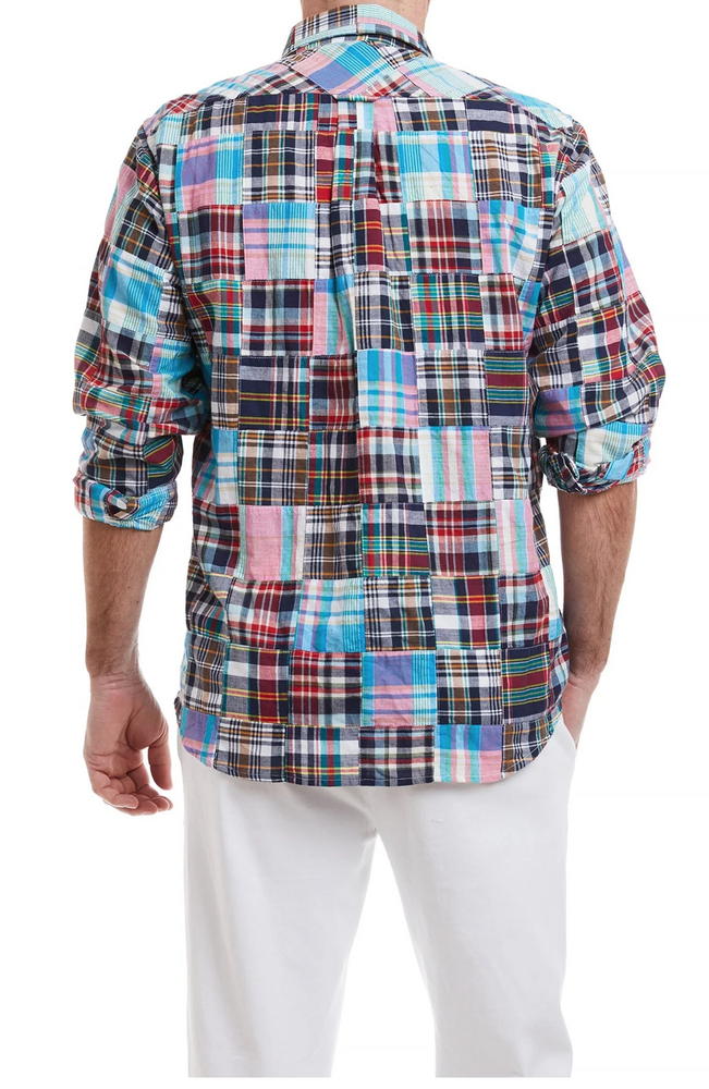 CHASE LONG SLEEVE SHIRT WESTON PATCH MADRAS