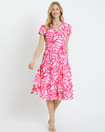 LIBBY GRAND WINGS PINK DRESS