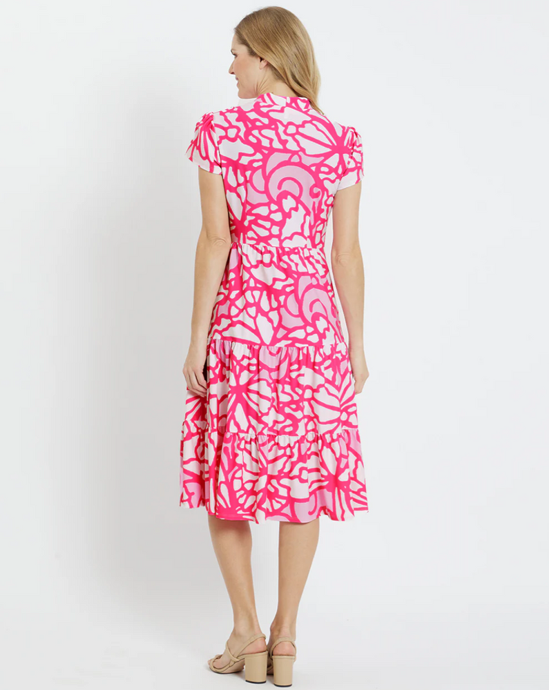 LIBBY GRAND WINGS PINK DRESS