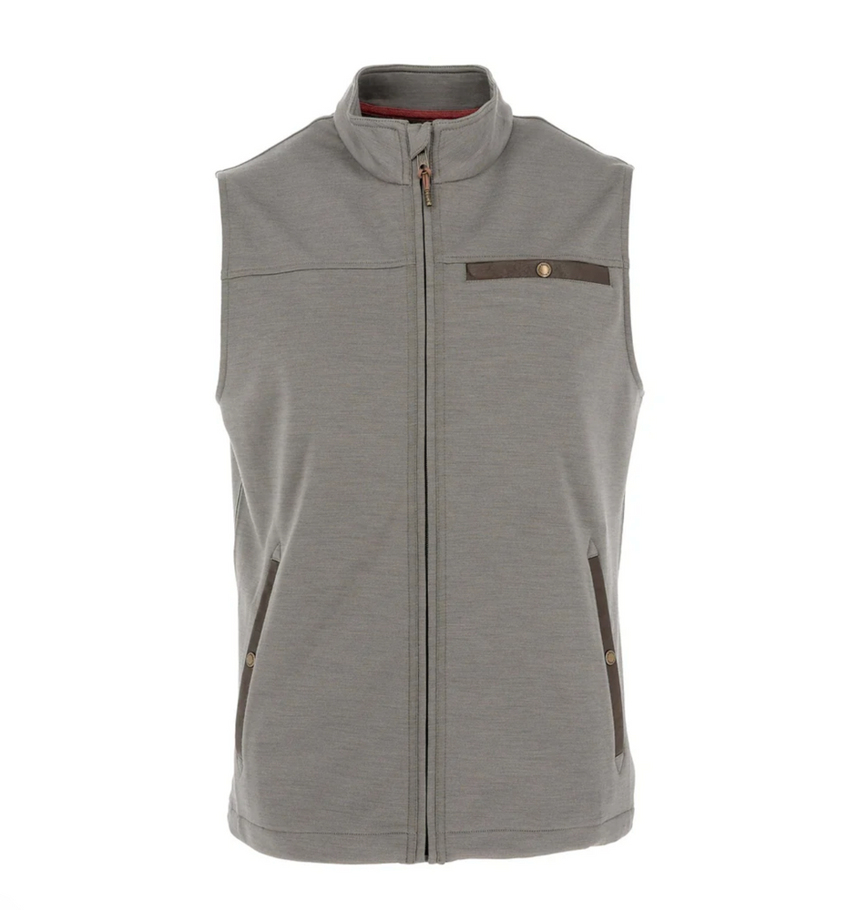 TUCKER FLEECE VEST GREYSTONE