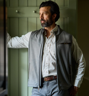 TUCKER FLEECE VEST GREYSTONE