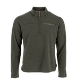 TUCKER QUARTER ZIP PEAT GREEN