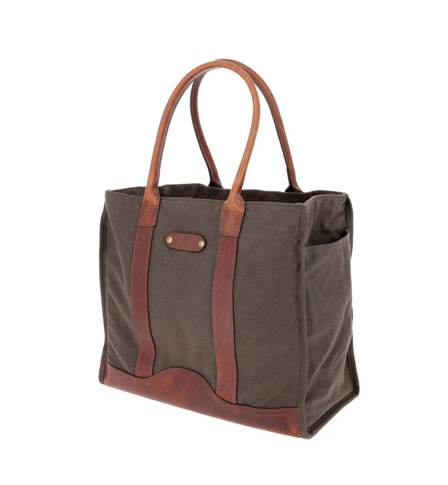 CANVAS CARYALL BAG BARK