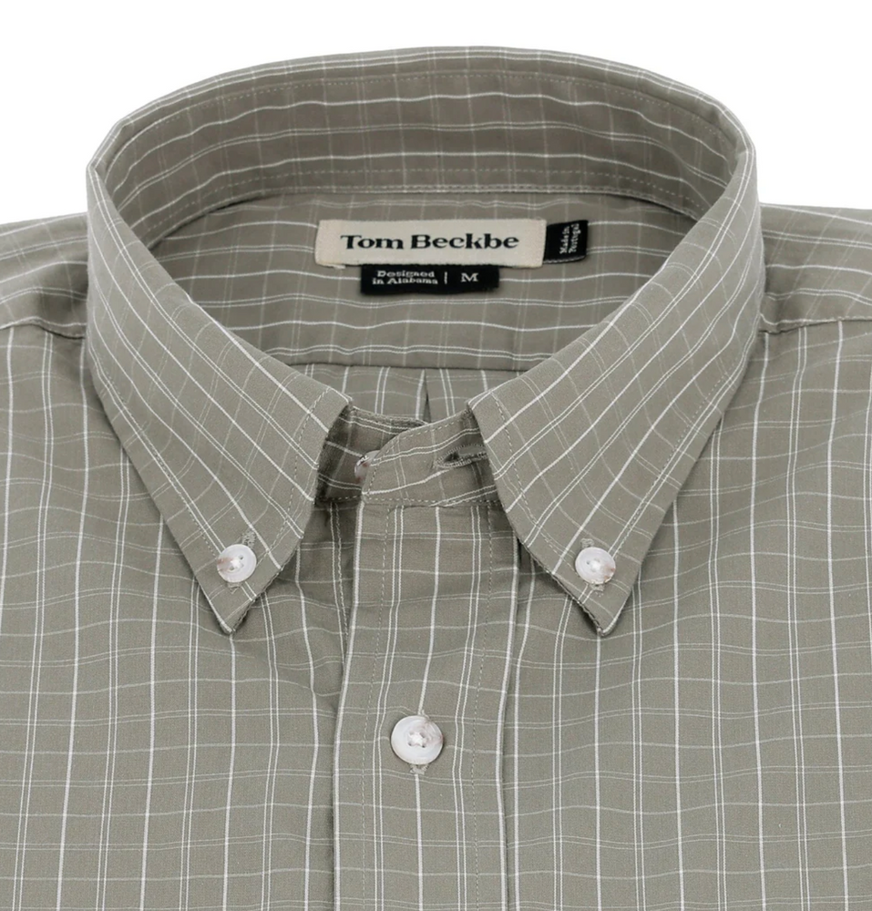 MONROE POPLIN SHIRT MOSS