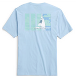 M SS SAILS ON THE SEA TEE CERULEAN