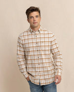 BOTANY BAY PLAID SAND WHITE