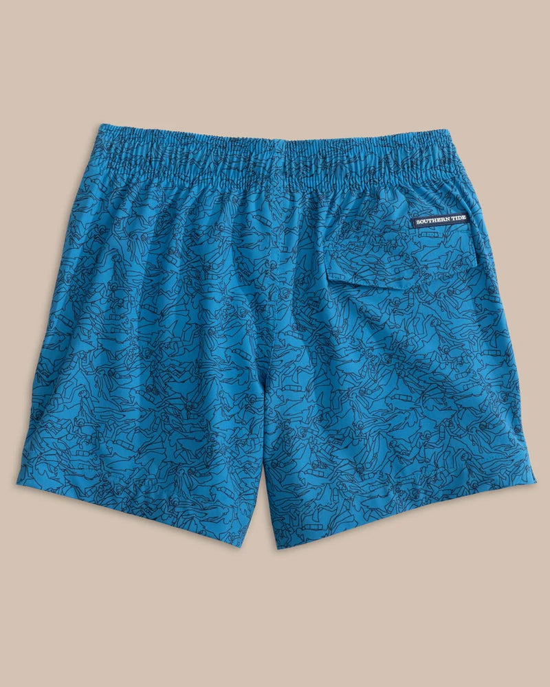 YOUTH DIVE IN SWIM TRUNK MEDITERRANEAN BLUE